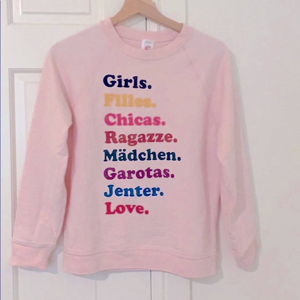 J Crew Girls Sweatshirt Limited edition